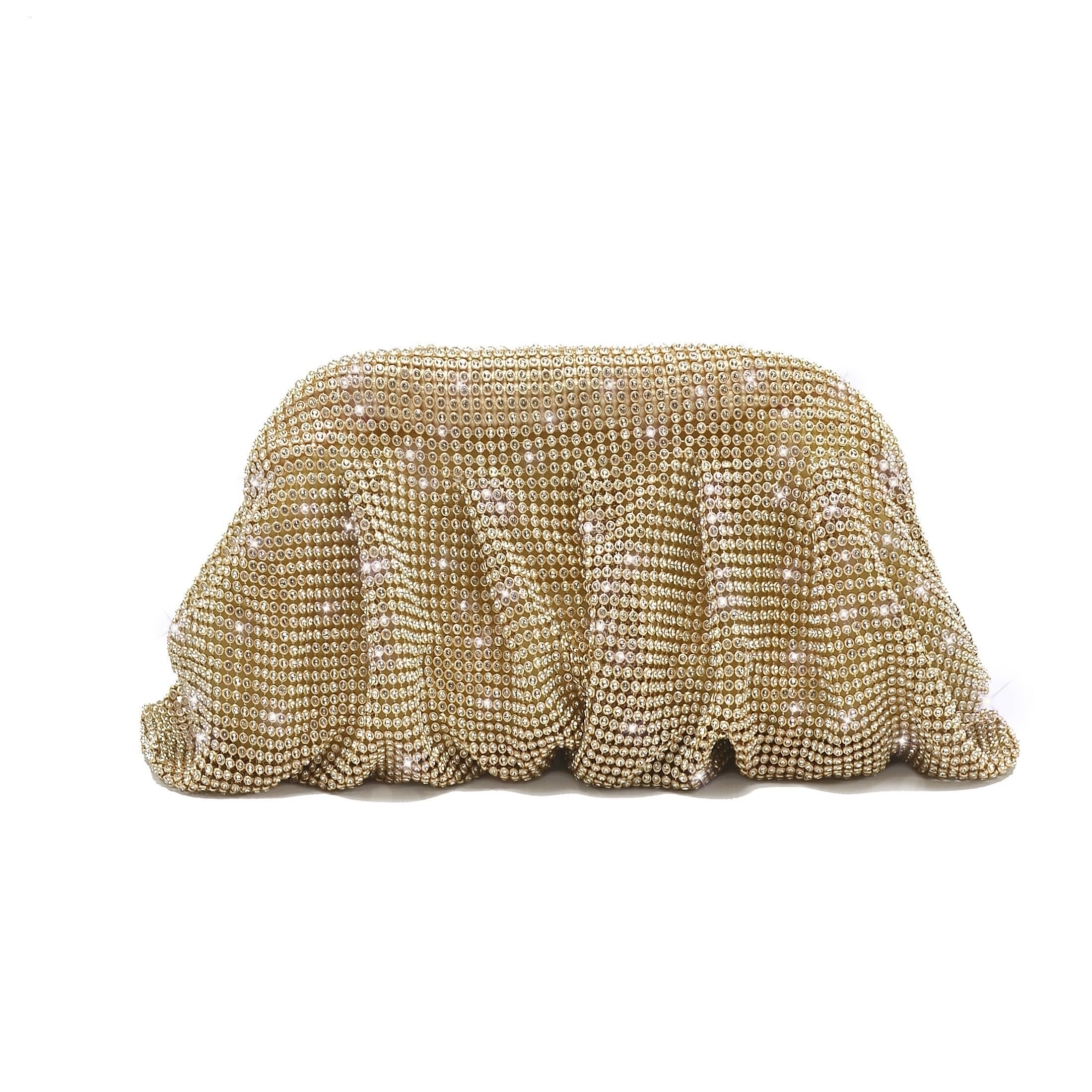5388 Rhinestone Clutch Purses Crystal Evening Bag Dumpling Bags Handbag